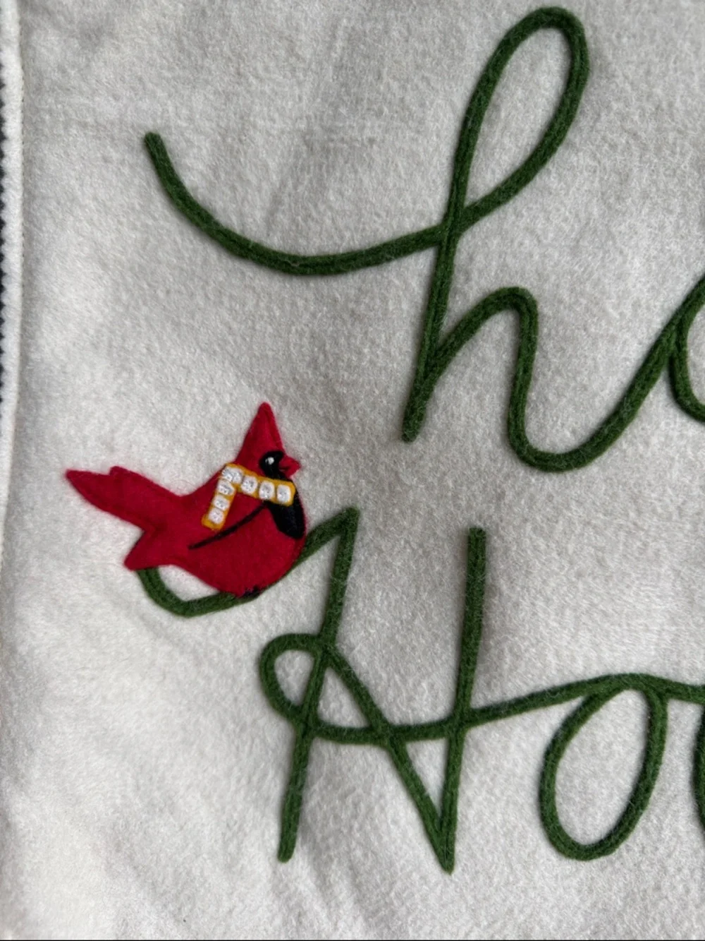 Hable Happy Holidays Pillow Cover, 14”x24”